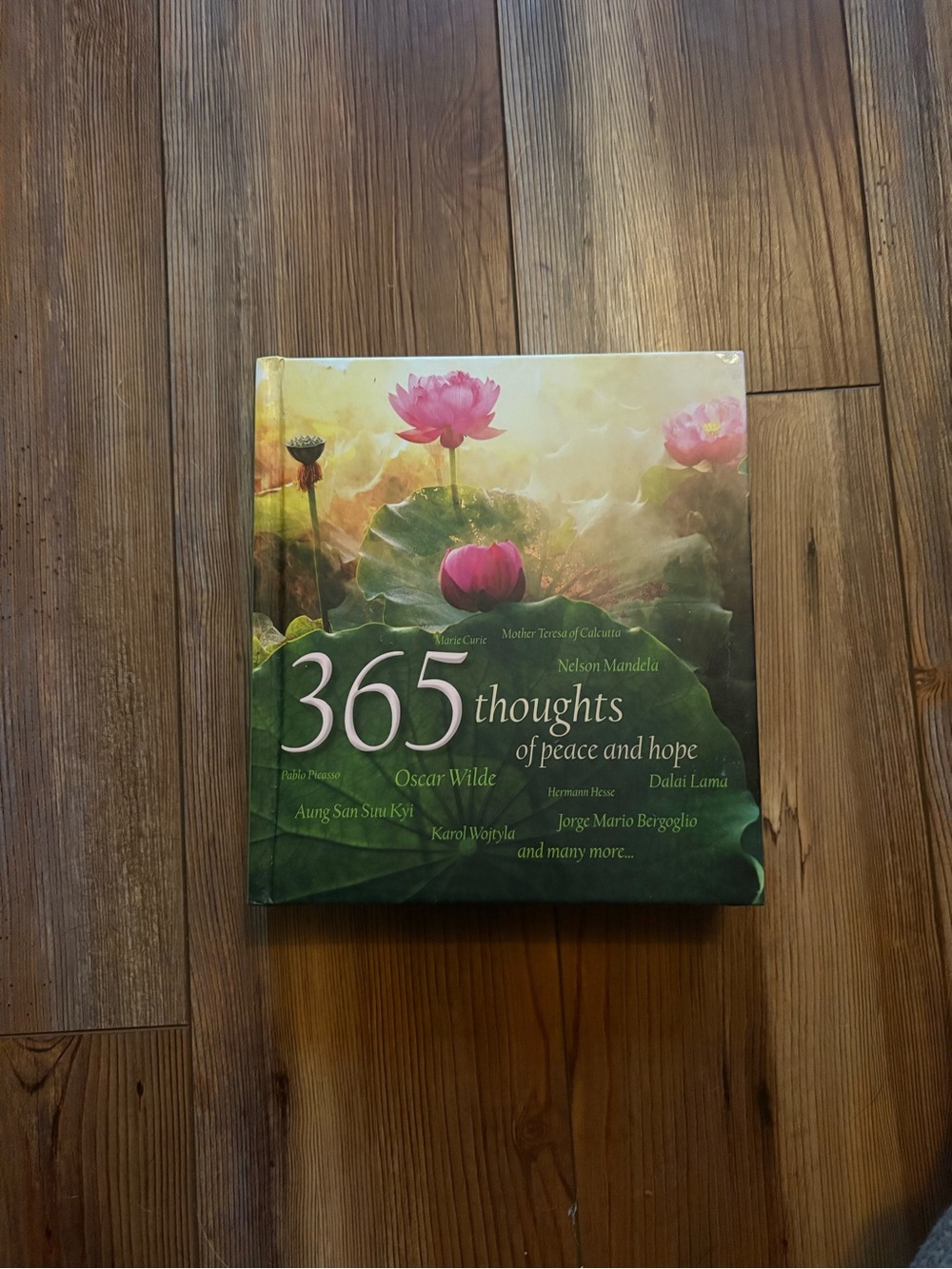 365 Thoughts of Peace and Hope Hardcover Book
